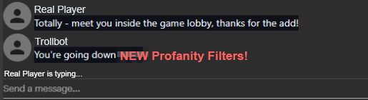 Social v3 profanity filtering